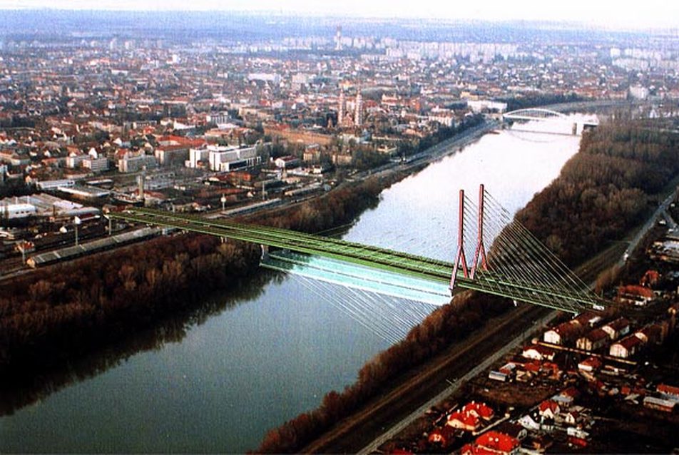 A szegedi KÉSZ Szeged új hídjáért