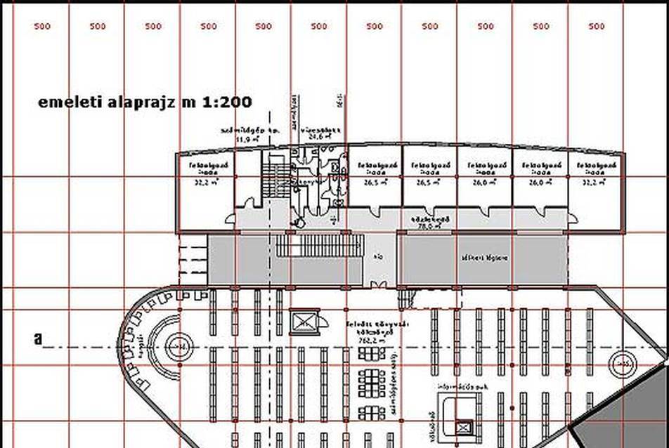 Balatoni Regionális Könyvtár tervpályázat . Vezető tervezők: Pelényi Margit, Pártényi Zsolt és Ruppert Gábor