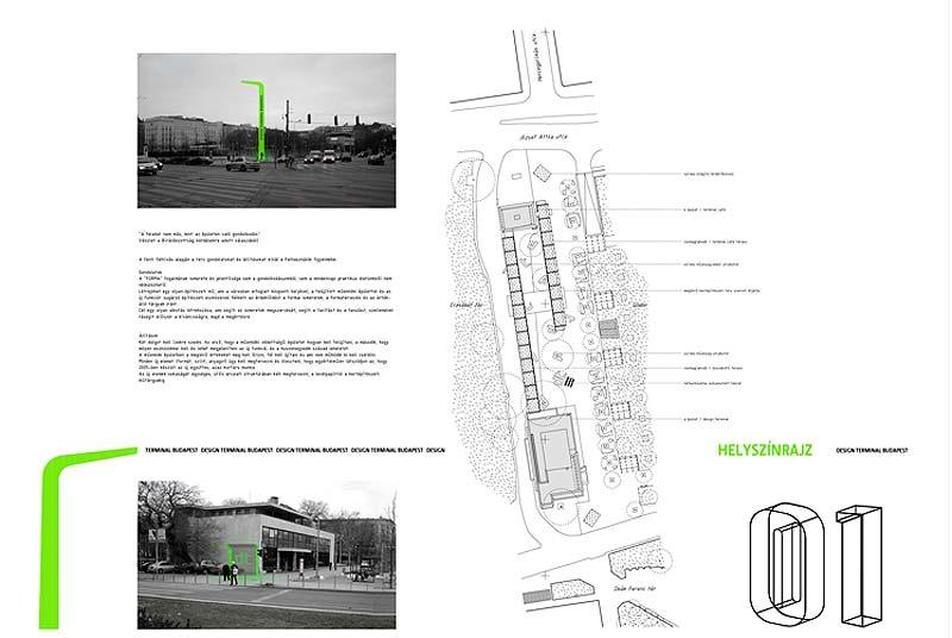 Design Terminál (Magyar Design Központ) tervpályázat / megvétel