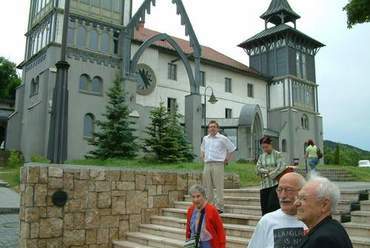 Marilyn Lavin, a busz vezetője, Bertha Gehry, Irving Lavin és Frank Gehry