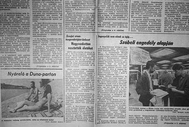 Magyar Hírlap a nyolcvanas évekből