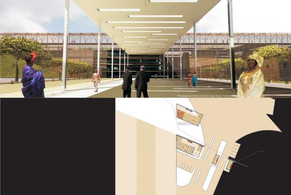 Az Earth Lab Architects tervezi a Pánafrikai Parlament épületét