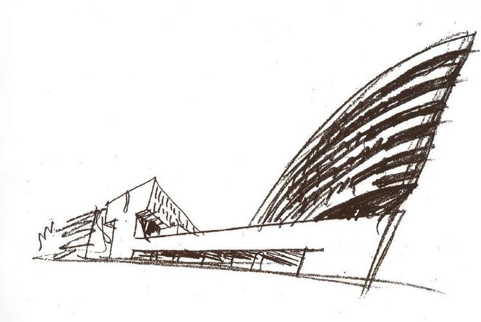 sketch by Mario Botta