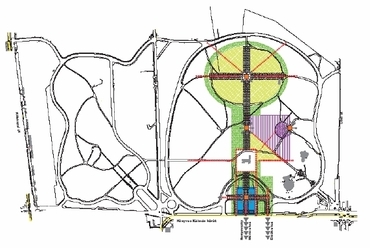 Népliget indító beruházás – javaslati terv (Főkert Tervezési Stúdió)
