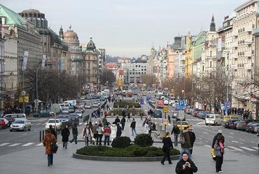 Vencel tér, Prága; fotó: vm