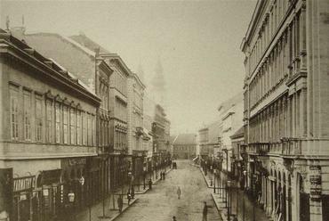 A Kecskeméti utca 1870 körül