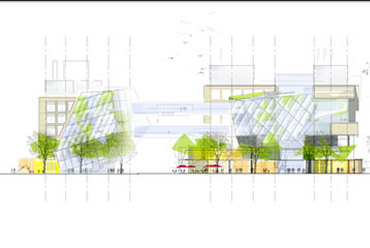 Behnisch Architekten - amerikai egyetem terve