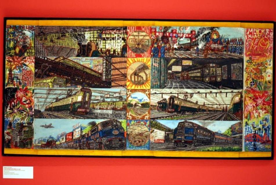 Willem van Genk festménye a világ jelentős vasútjairól és metróiról / Heterotópia