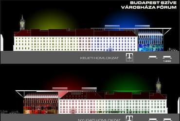 Budapest Szíve - Városháza Fórum tervpályázat - Murphy/Jahn