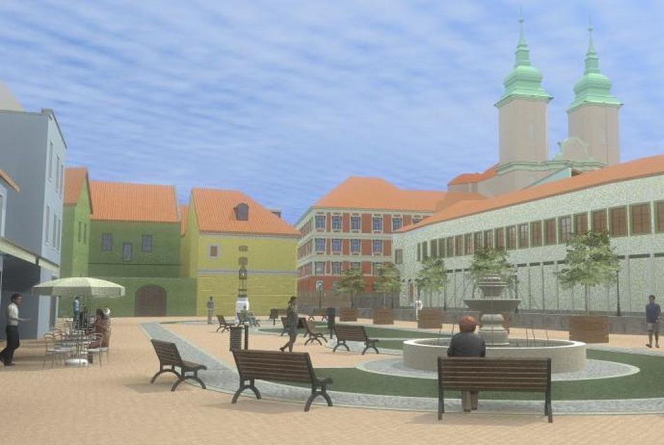 Dobó tér s környékének építészeti rekonstrukciója - Szunyog köz