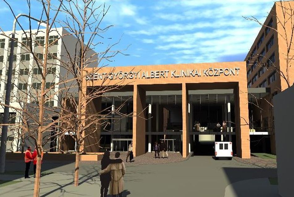 A Szegedi Tudományegyetem 255 ágyas klinika új épületének építészeti tervezése