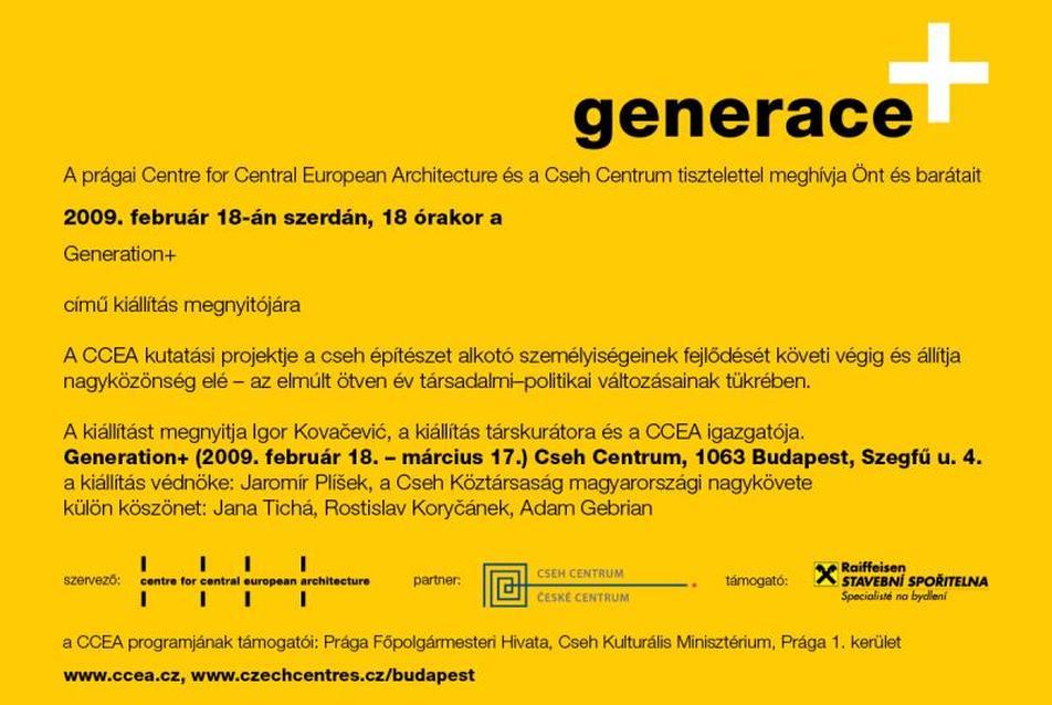 Műépítészeti kísérleti projekt Csehországból: GENERATION +