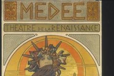 Médée, Théatre de la Renaissance, Sarah Bernhardt, 1898 (Mucha Trust 2009, Morva Galéria, Brno/MG Brno)