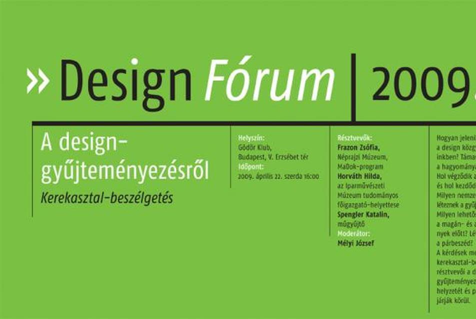 Design Fórum - a Design Terminál rendezvénye
