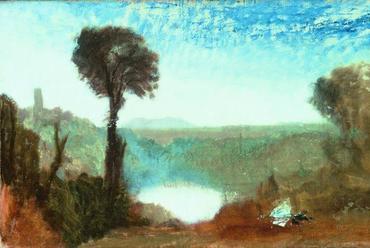 Turner: A Nemi-tó, 1828 Olaj, vászon  60,5 x 99,5 cm Tate, London