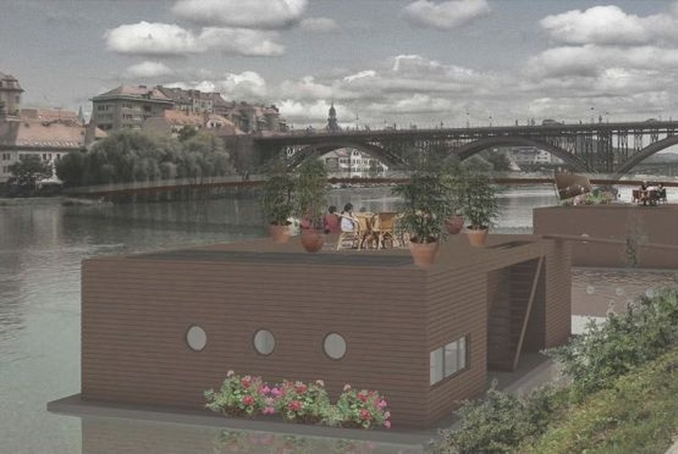 Maribor EKF 2012 - Dráva-part tervezése, kiemelt dícséret