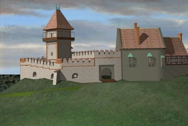 A virtuálisan helyreállított solymári vár