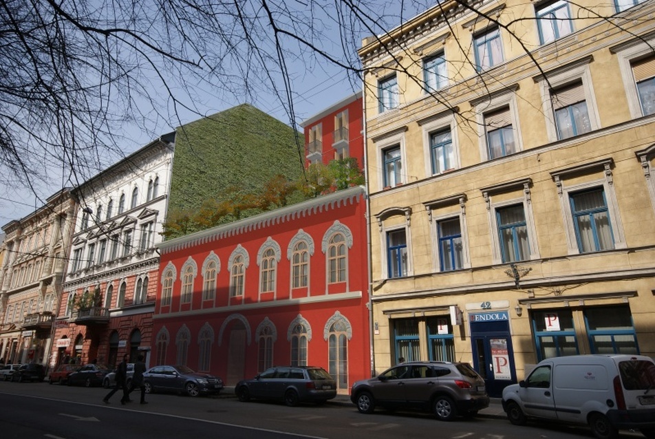 Hozsanna tízóraira - Hospital Stáció Magánklinika, műemlék épület bővítése