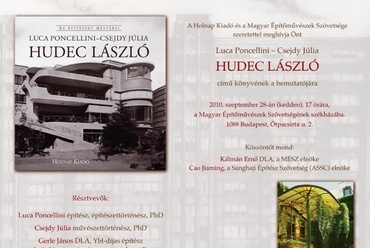 Hudec László - Luca Poncellini és Csejdy Júlia könyve