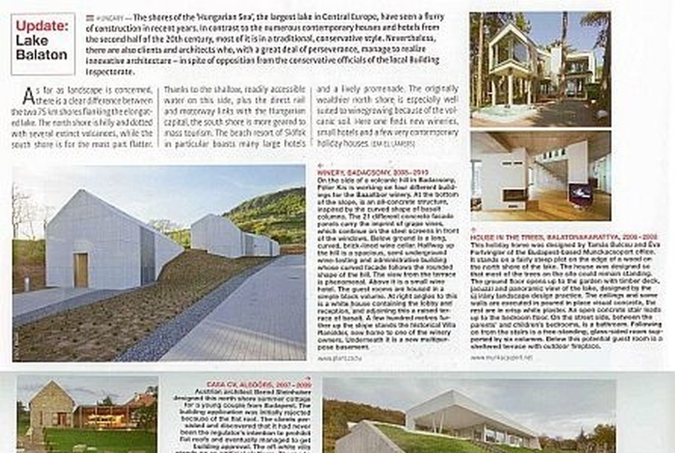 A10 magazin - Balaton környéki építészeti körkép