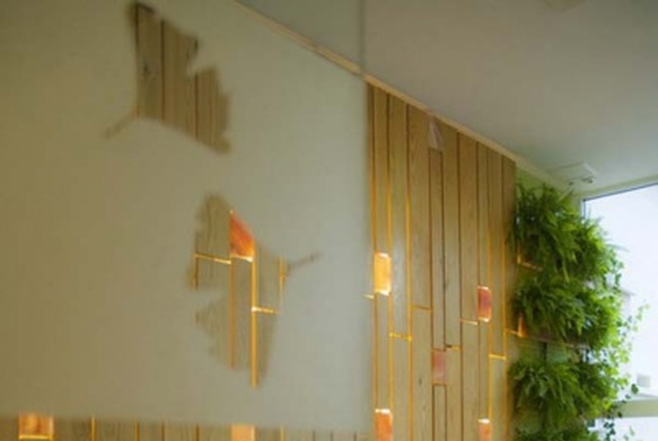 Ginkgo Hotel  szauna részlet  - építészet: Kendi Imre, fotó: Rácz Norbert