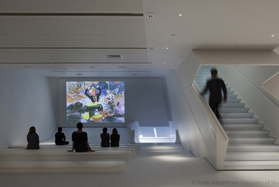 Mozgókép Múzeum, az új videó vetítőterem - építészet: Thomas Leeser, fotó: Peter Aaron / Esto
