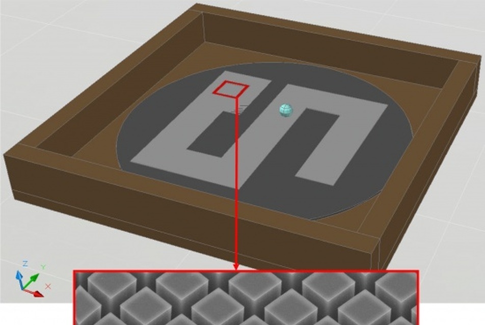 Biomimetika - Kárpáti Tamás és Fürjes Péter Lótusz-effektus játékának 3D modellje