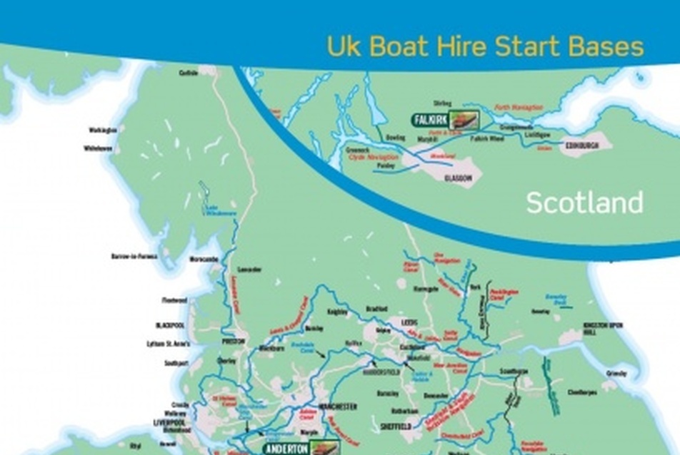 UK Boat Hire 2010 brochure.pdf 11.oldala: Anglia csatornáinak térképe ma