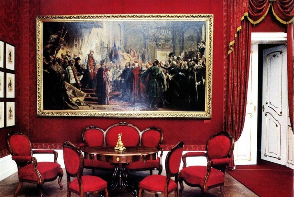Ferenc József szalonja – a kastély hivatalos felvétele