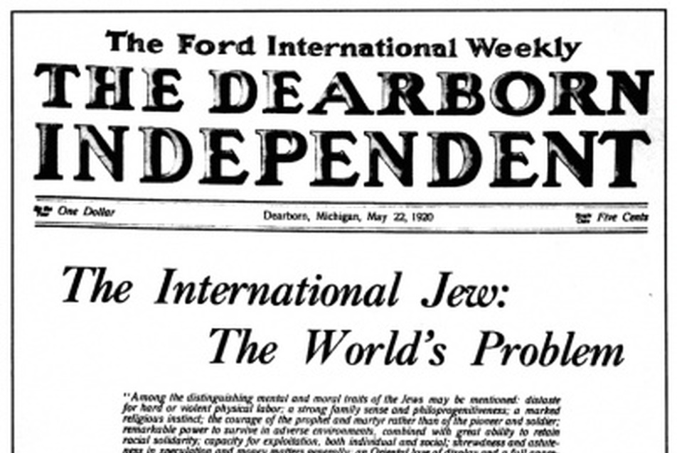 Dearborn Independent, 1920. május 22