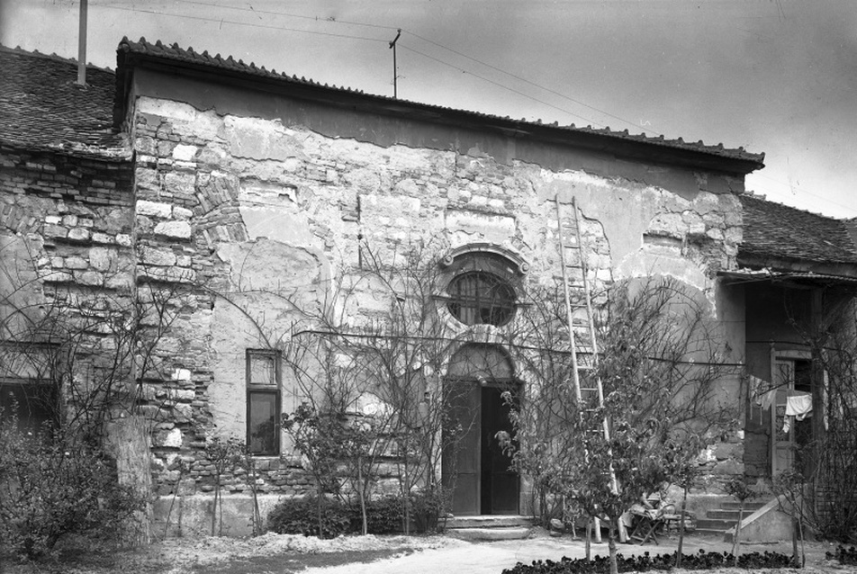 Laffert-kúria udvari homlokzata 1950 körül