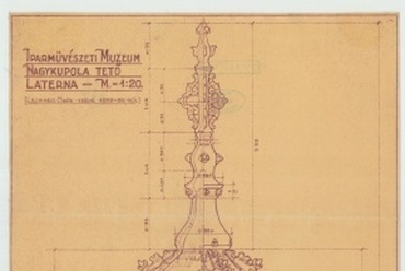 Laterna felújítás terve, 1934, Pécs, Zsolnay gyár