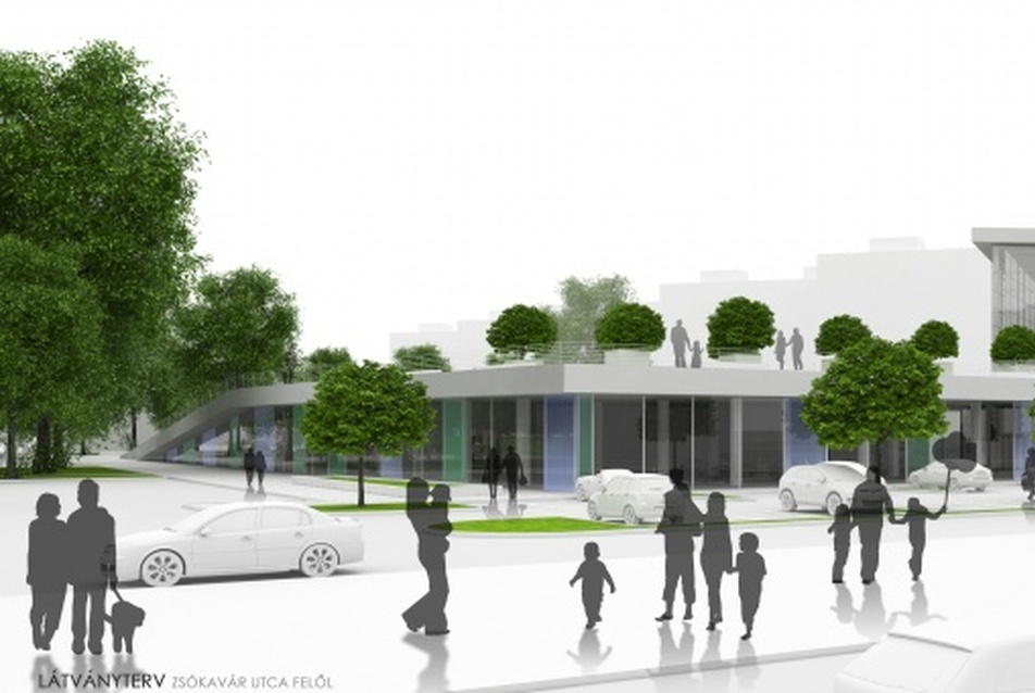 Újpalota Közösségi Ház ötletpályázat – Mérték Építészeti Stúdió