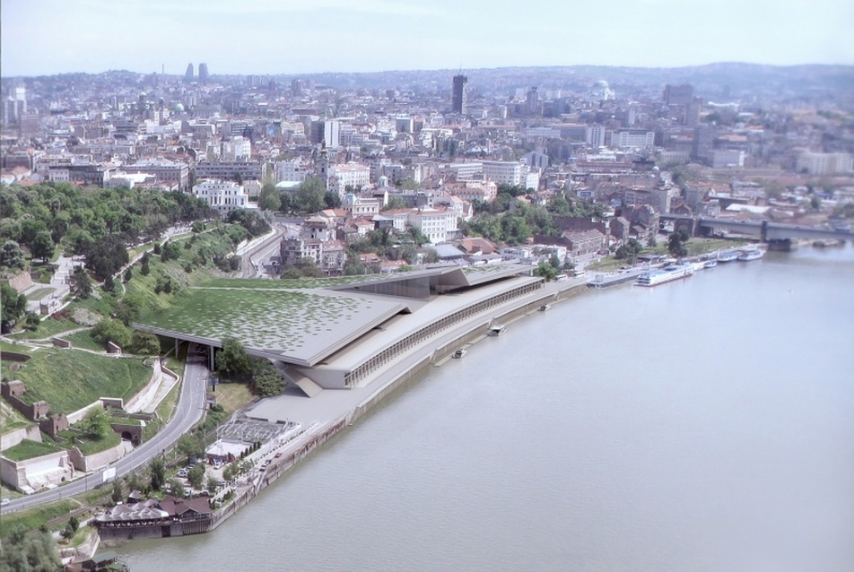 Beton Hala Waterfront Center - bemutatjuk Dejan Miljković csapatának megosztott 3. díjas pályaművét