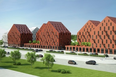 „Raudondvario namai“ társasház terve - építészet: Donaldas Trainauskas, Darius Baliukevicius