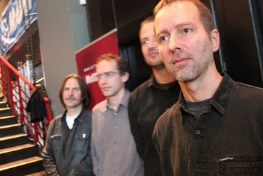 A Média Építészeti Díja 2011 - balról jobbra: Keller Ferenc, Sólyom Benedek, Fialovszky Tamás, Hőnich Richárd