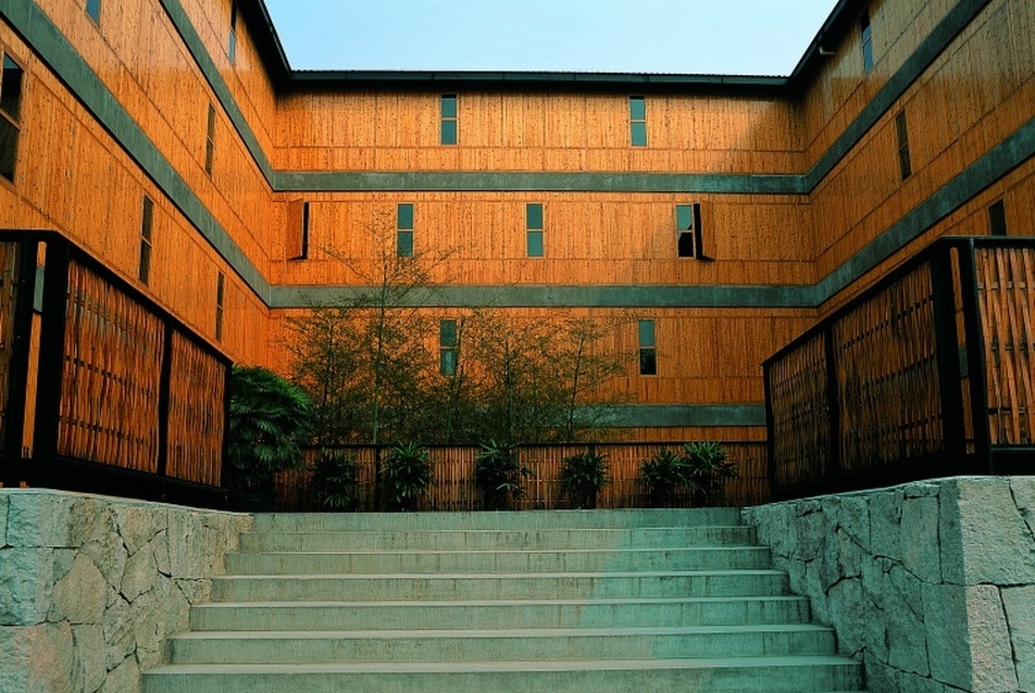 Wenzheng Főiskola Könyvtára, Suzhou University, Kína (2000) - fotó: Lu Wenyu