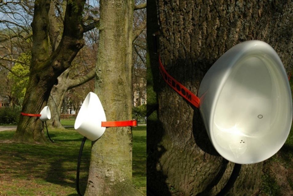 Sam van Veluw/Andeboom – Fára szerelhető P-Tree vizelde, Hollandia (2011)