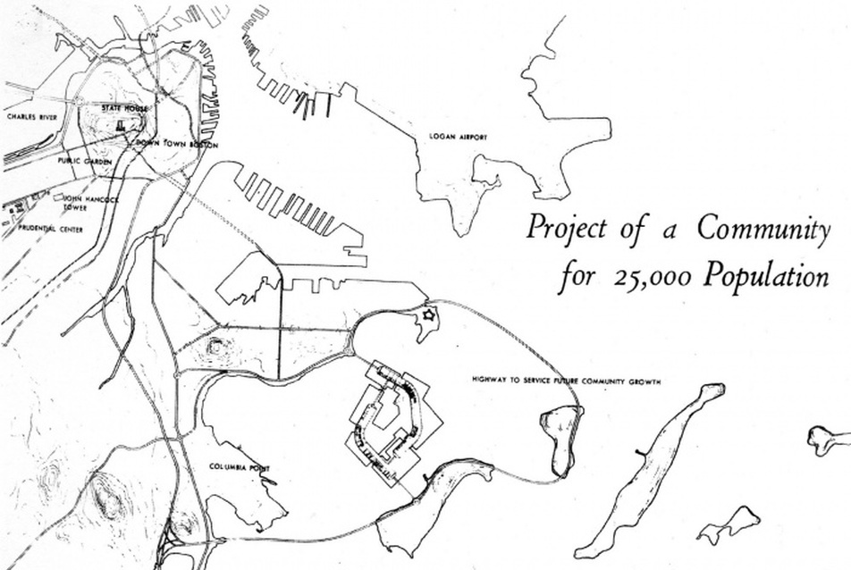5. Kenzo Tange, Boston-öböl helyszinrajz