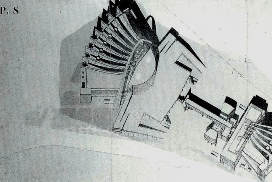 1. Le Corbusier, A Szovjetek Palotája axonometria