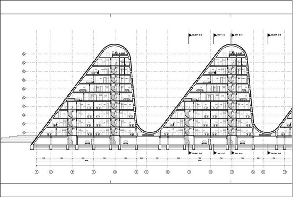 The Wave - tervező: Henning Larsen Architects