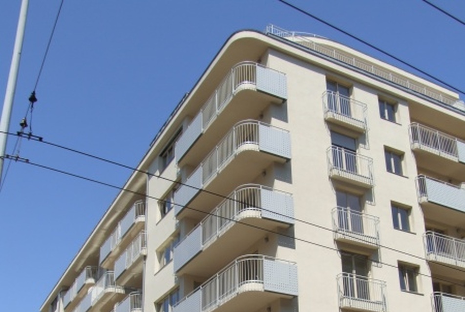Budapest, XIII. Ipoly u 3., 67+10-lakásos lakóépület - tervezők: Bátki György és Sugár Péter
