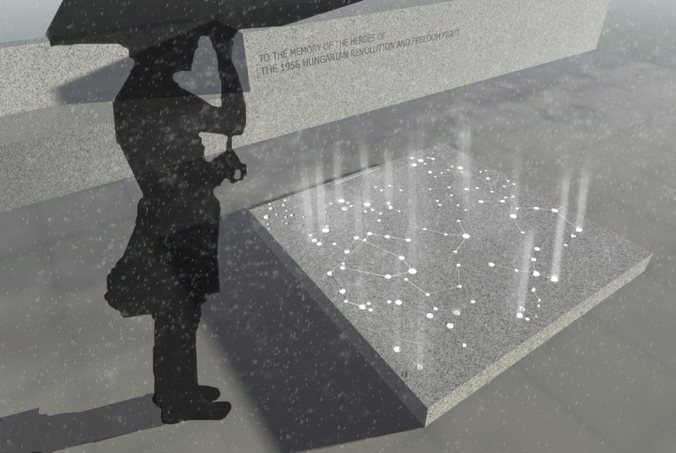 A remény csillagai - Nagy Tamás ´56-os emlékmű terve New Yorkba