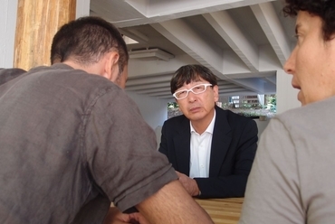 Toyo Ito a 2012-es Velencei Biennálén, fotó: Bálint Cili