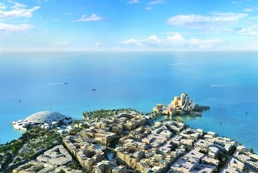 A Saadiyat sziget tervezett összképe
