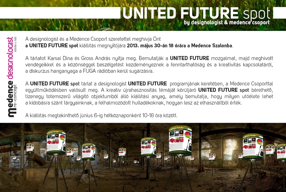 UNITED FUTURE spot kiállítás