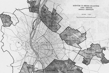 1. Beépítésre és városias kialakításra szánt területek Budapest környékén, 1943