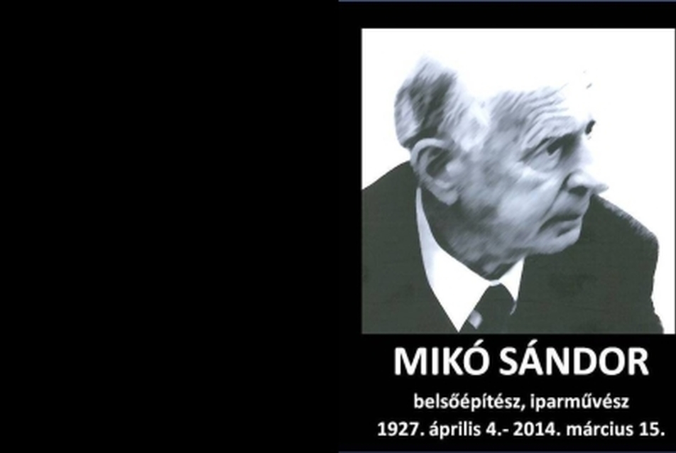 Elhunyt Mikó Sándor belsőépítész, iparművész