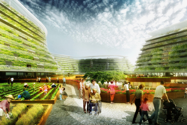 Közösségi kert az idősek otthonában, Szingapúr - SPARK Architects