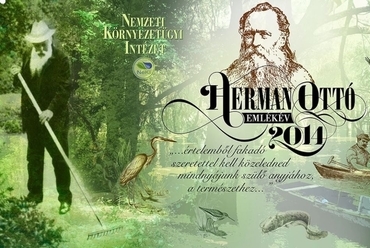 A Herman Ottó Emlékév, grafika: Klebercz Gábor